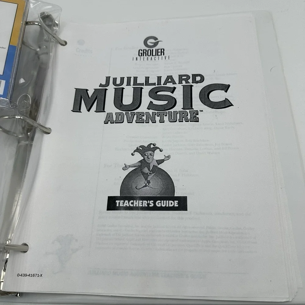 Juilliard Music Adventure‎ PC CD Rom With Teachers Guide Homeschool